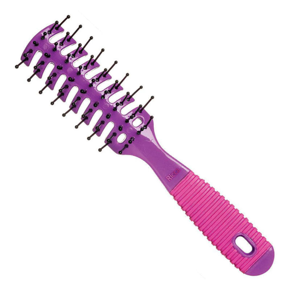 Escova De Cabelo Ricca Pink & Purple 2413