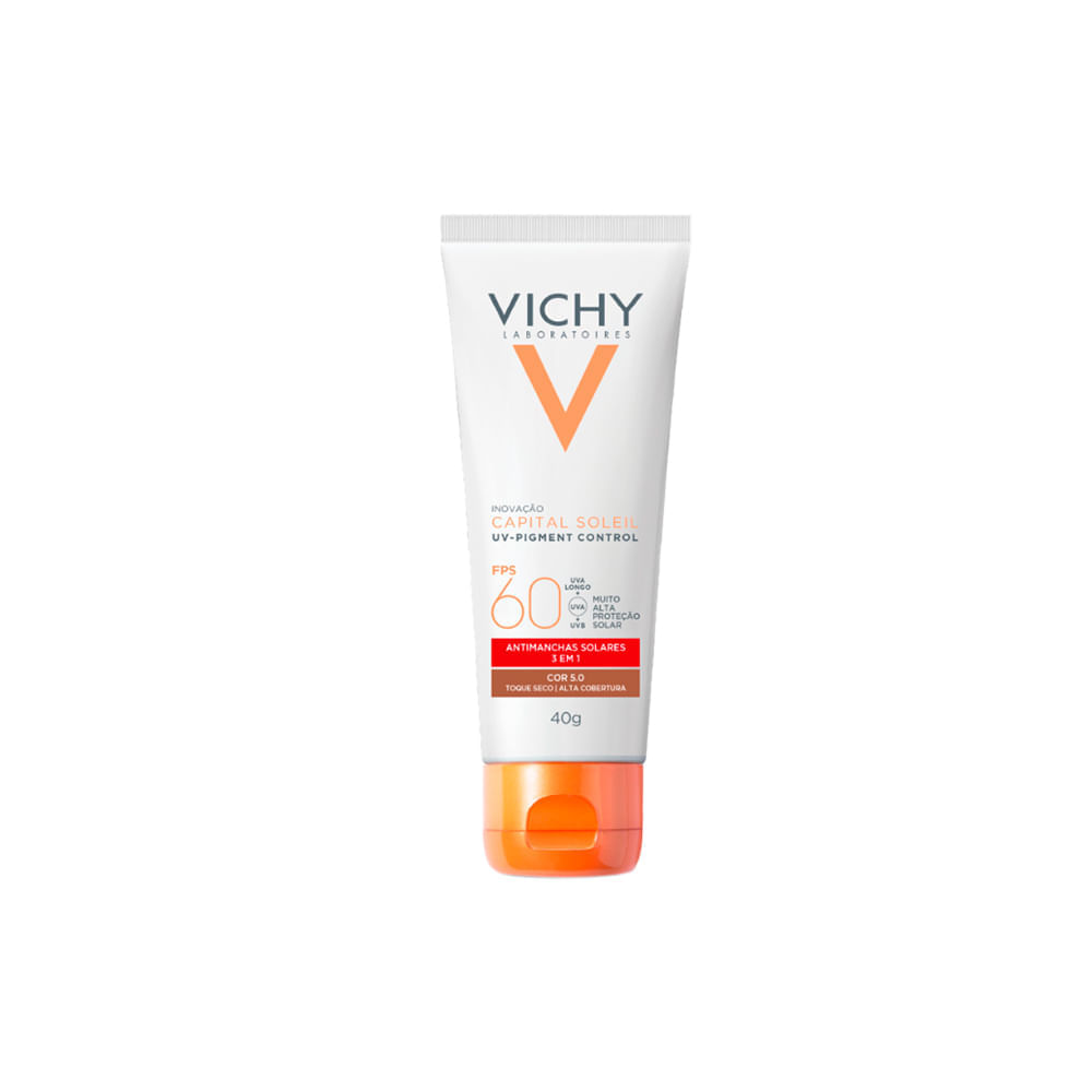 Protetor Solar Facial Antimanchas Vichy Capital Soleil Uv-pigment Control Fps 60 5.0 40 G