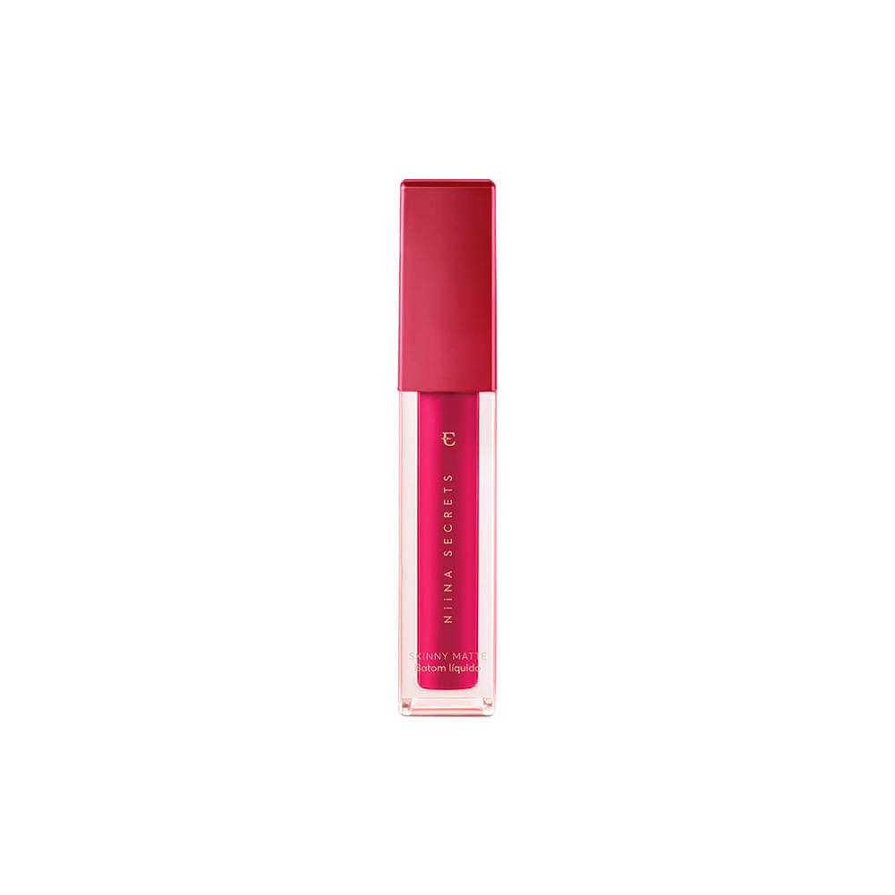 Batom Líquido Matte Eudora Niina Secrets Skinny Pink Peônia 5  Ml