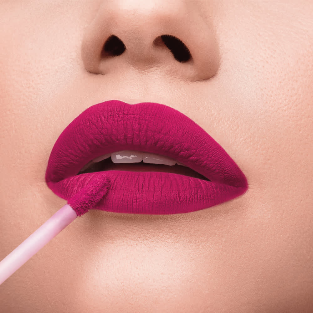 Batom Líquido Matte Eudora Niina Secrets Skinny Pink Peônia 5  ml