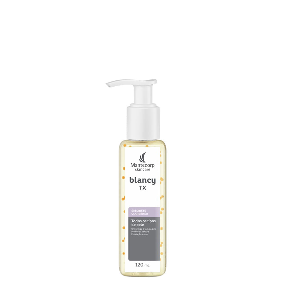 Sabonete Líquido Facial Clareador de Manchas Mantecorp Blancy Tx 120 ml