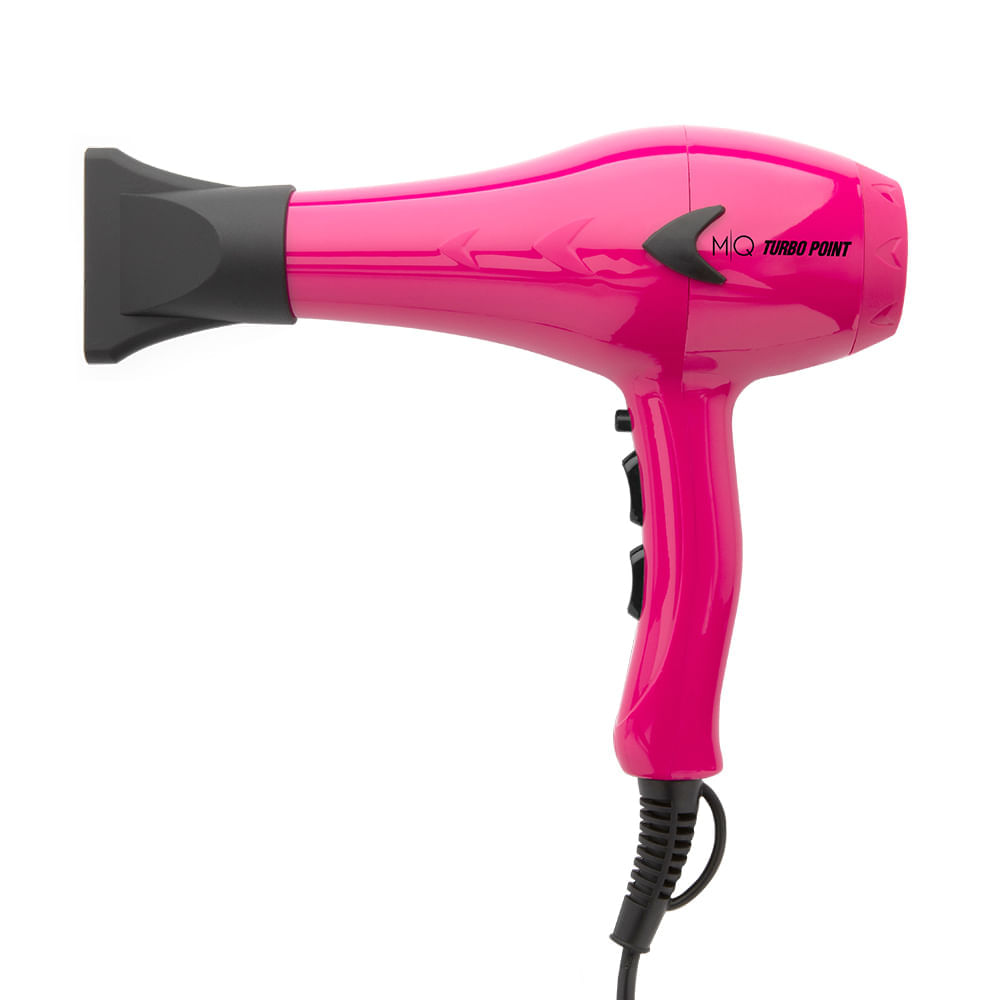 Secador de Cabelo MQ Professional Turbo Point 2000W com 2 Velocidades Rosa 220V