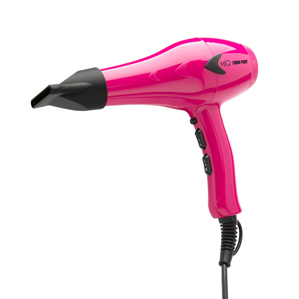 Secador de Cabelo MQ Professional Turbo Point 2000W com 2 Velocidades Rosa 220V