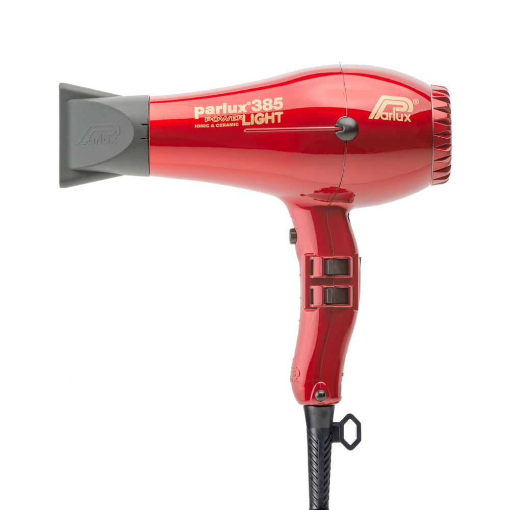 Secador de Cabelo Parlux 385 Powerlight 2100W com 2 Velocidades Vermelho 110V