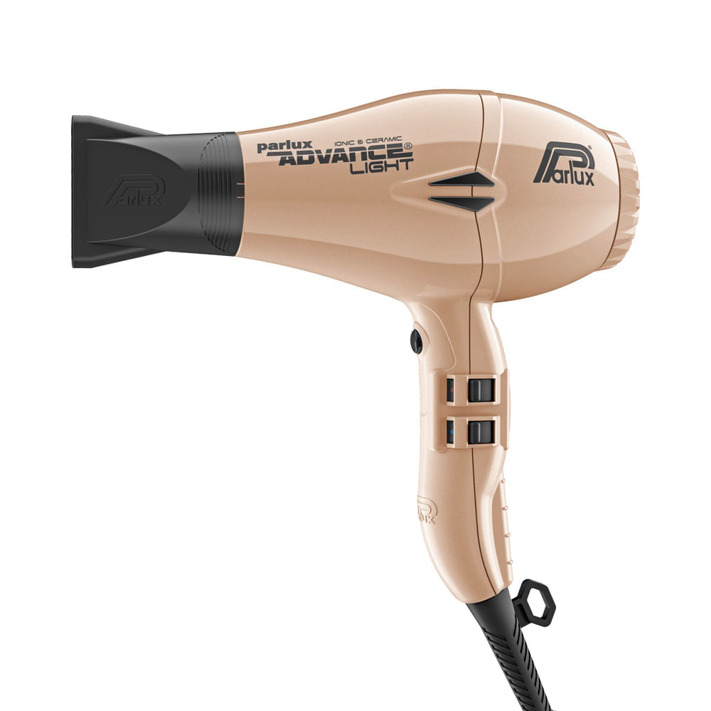 Secador De Cabelo Parlux Advanced 2100w Com 2 Velocidades Light Dourado 110v