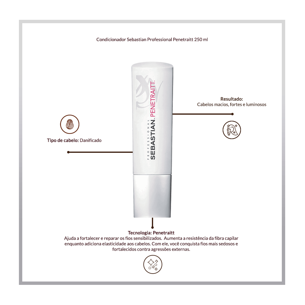 Condicionador Sebastian Professional Penetraitt 250 ml