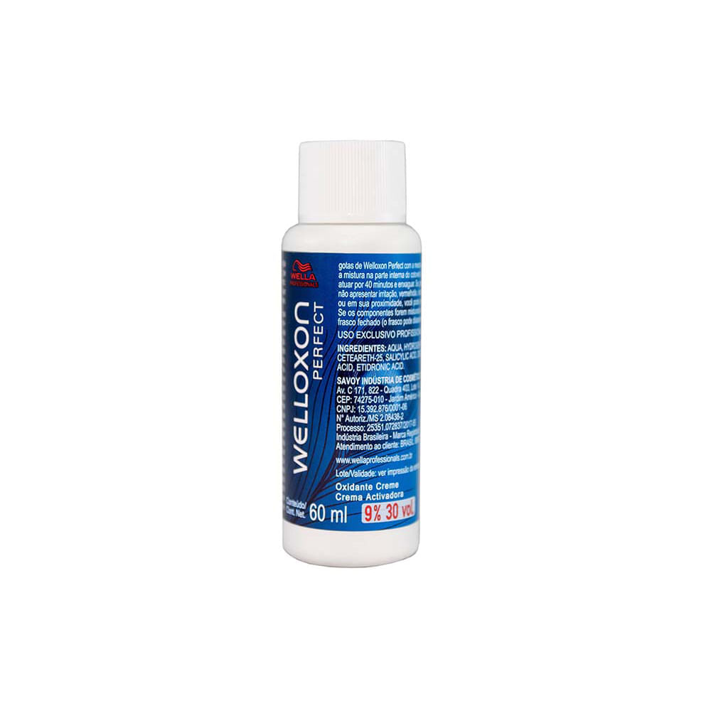 Emulsão Oxidante Wella Professionals Welloxon Perfect 30 Volumes 60 ml