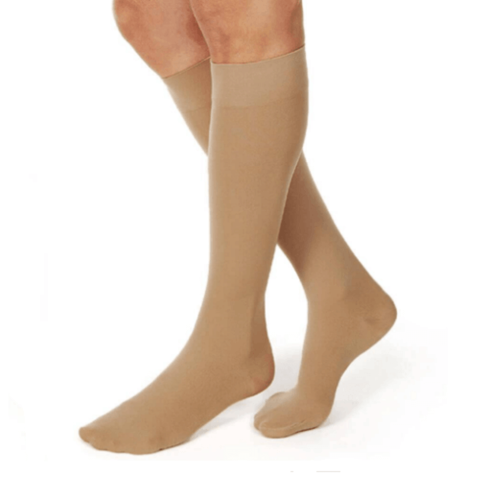 Meia Elástica Panturrilha Ponteira Fechada Jobst Tamanho M