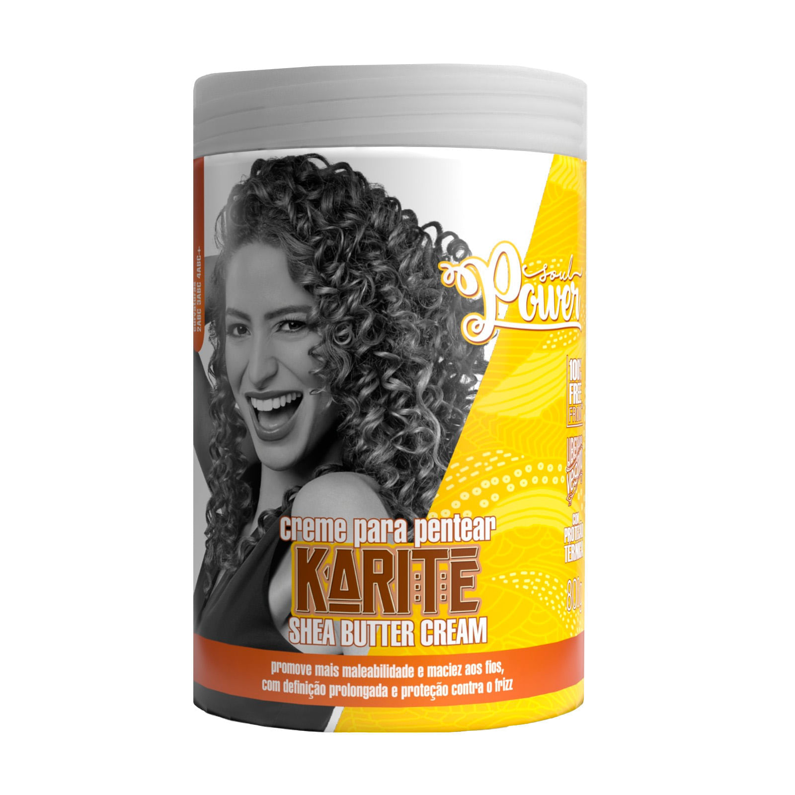 Creme Para Pentear Soul Power Karité Shea Butter 800g
