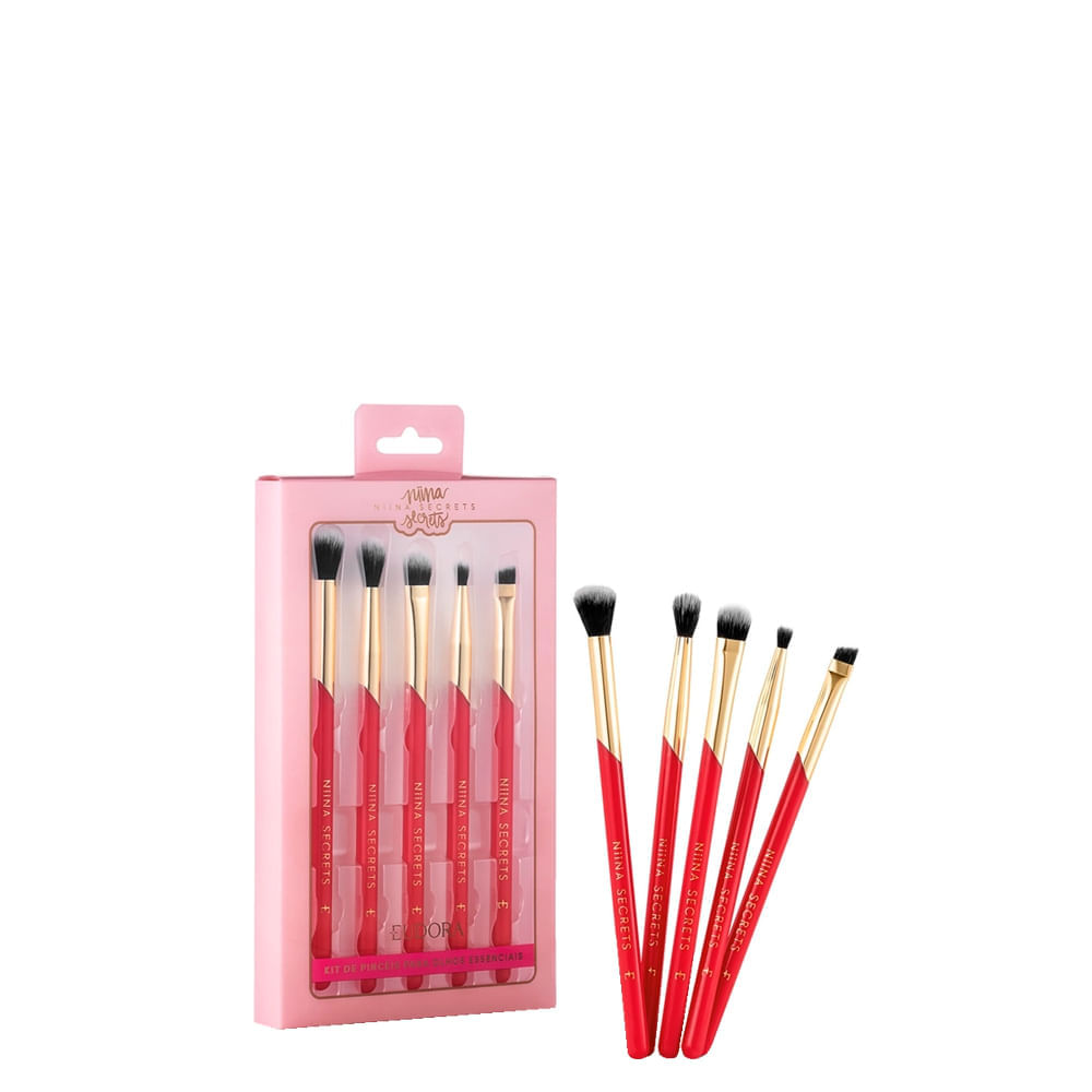 Kit de Pincéis para os Olhos Niina Secrets