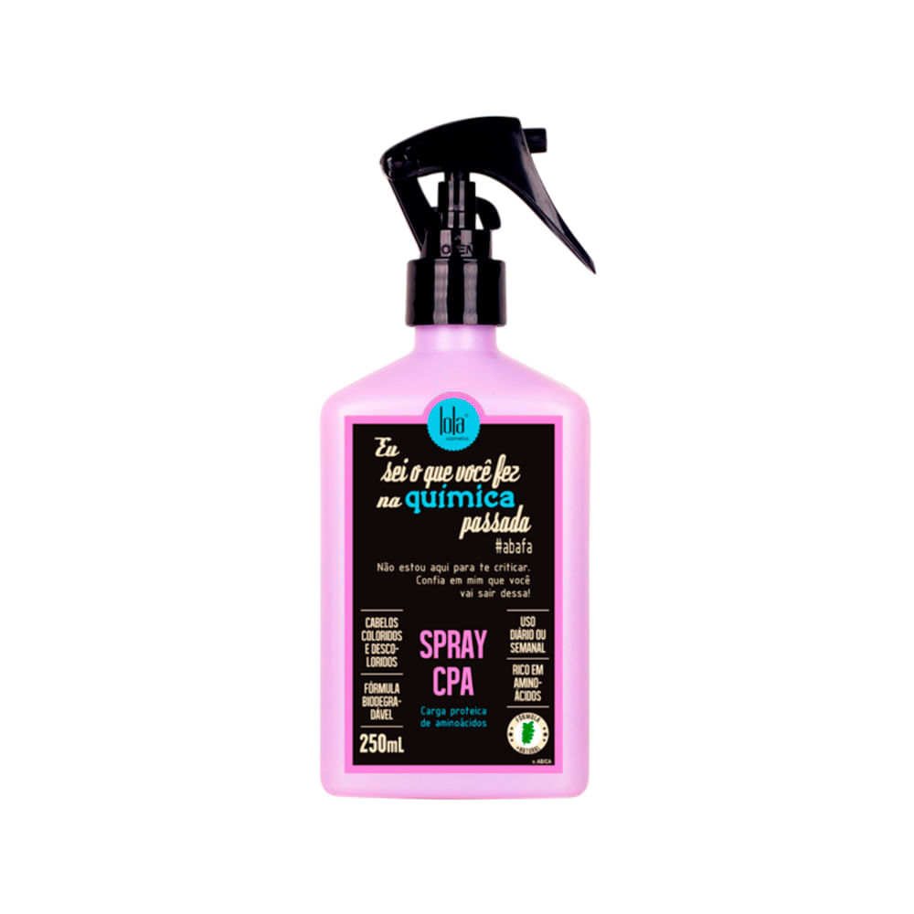 Tratamento Capilar Lola Cosmetics Eu Sei o Que Você Fez na Química Passada Spray 250 ml