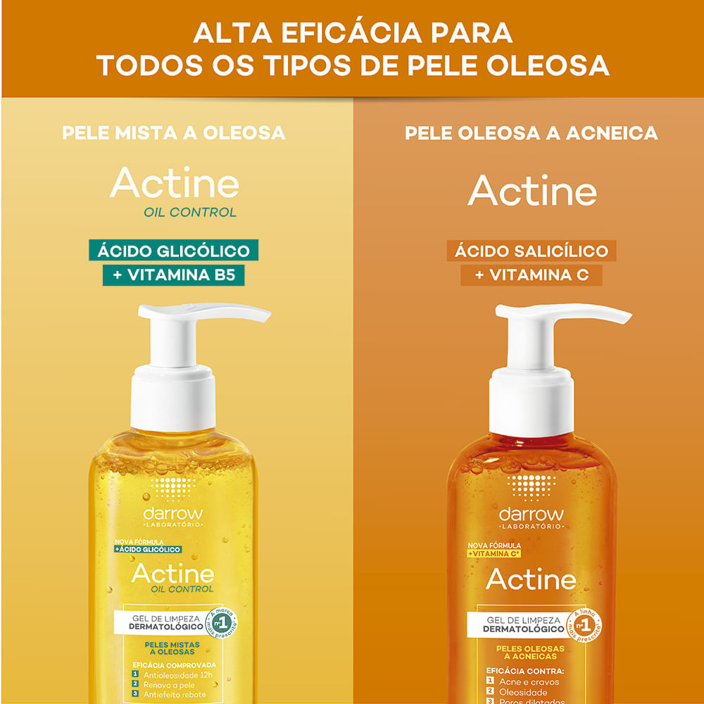 Gel de Limpeza Facial Darrow Actine Oil Control 60g
