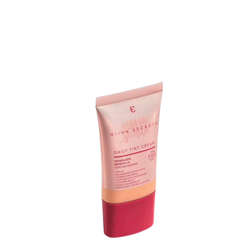 Base Líquida Matte Eudora Niina Secrets Daily Tint Cream Cor 03 25ml