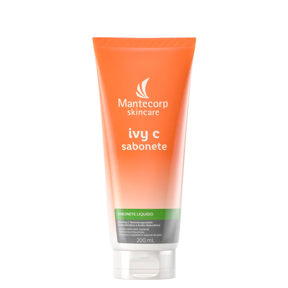 Sabonete Líquido Facial Mantecorp Ivy 200ml