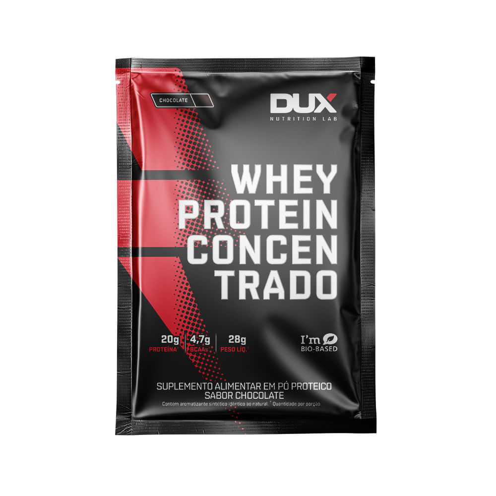 Whey Protein Concentrado Dux Nutrition Sem Sabor Sachê 20G