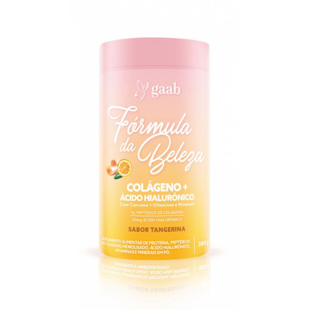 Fórmula Da Beleza Colágeno Em Pó Tangerina 200g