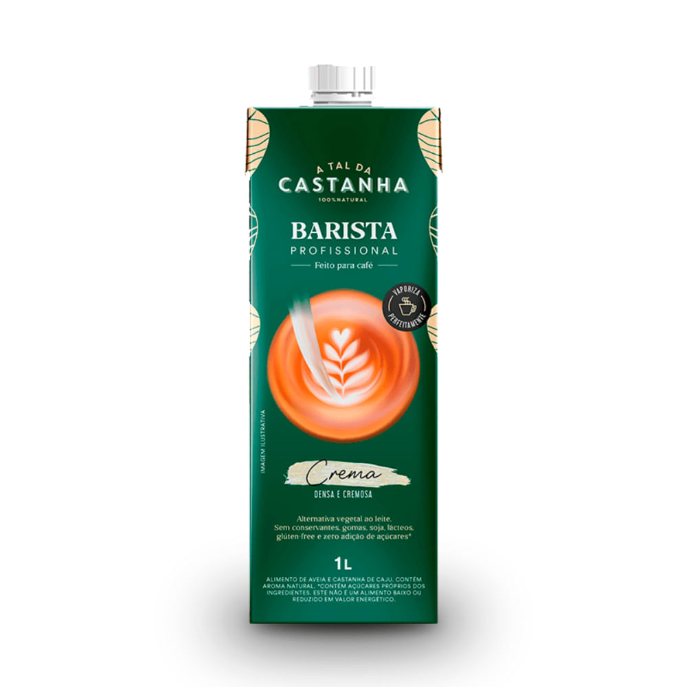 Bebida Barista Aveia Com Castanha Caju 1L