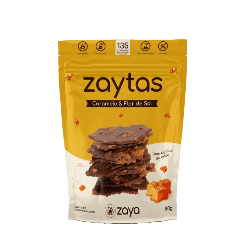 Zaytas Caramelo E Flor De Sal Zaya 80g
