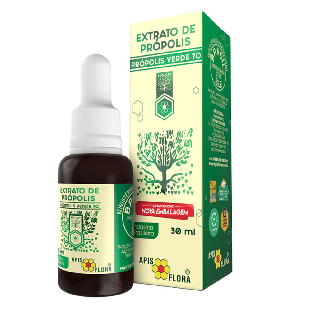 Extrato De Própolis Verde Apis Flora 30ml