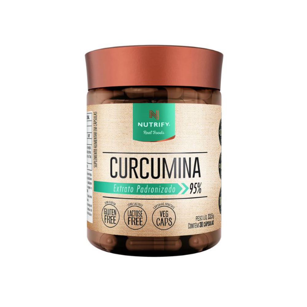 Suplemento Nutricional Curcumina Nutrify 30 Cápsulas