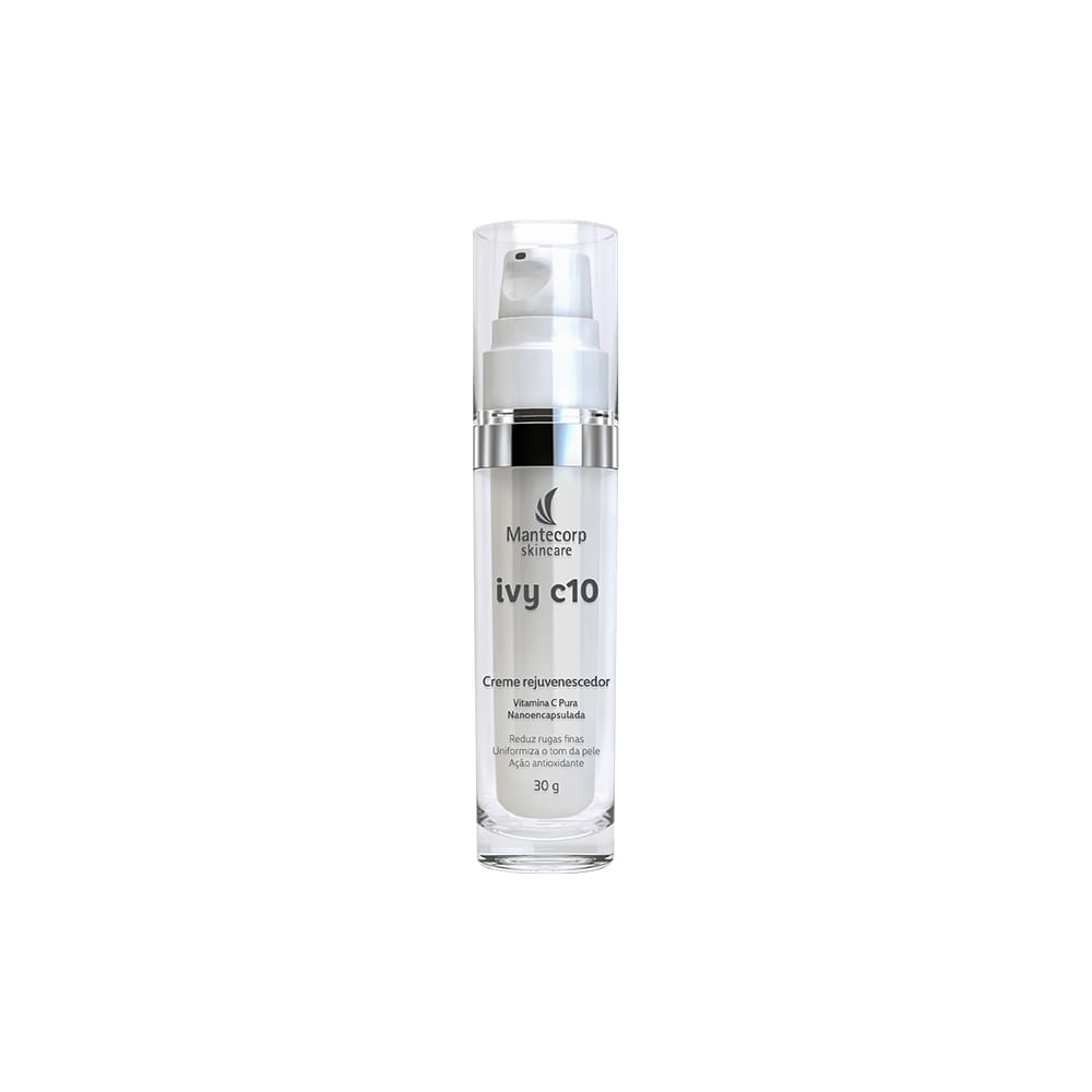 Creme Rejuvenescedor Facial Vitamina C Pura Noturno Mantecorp Ivy C10 30 g