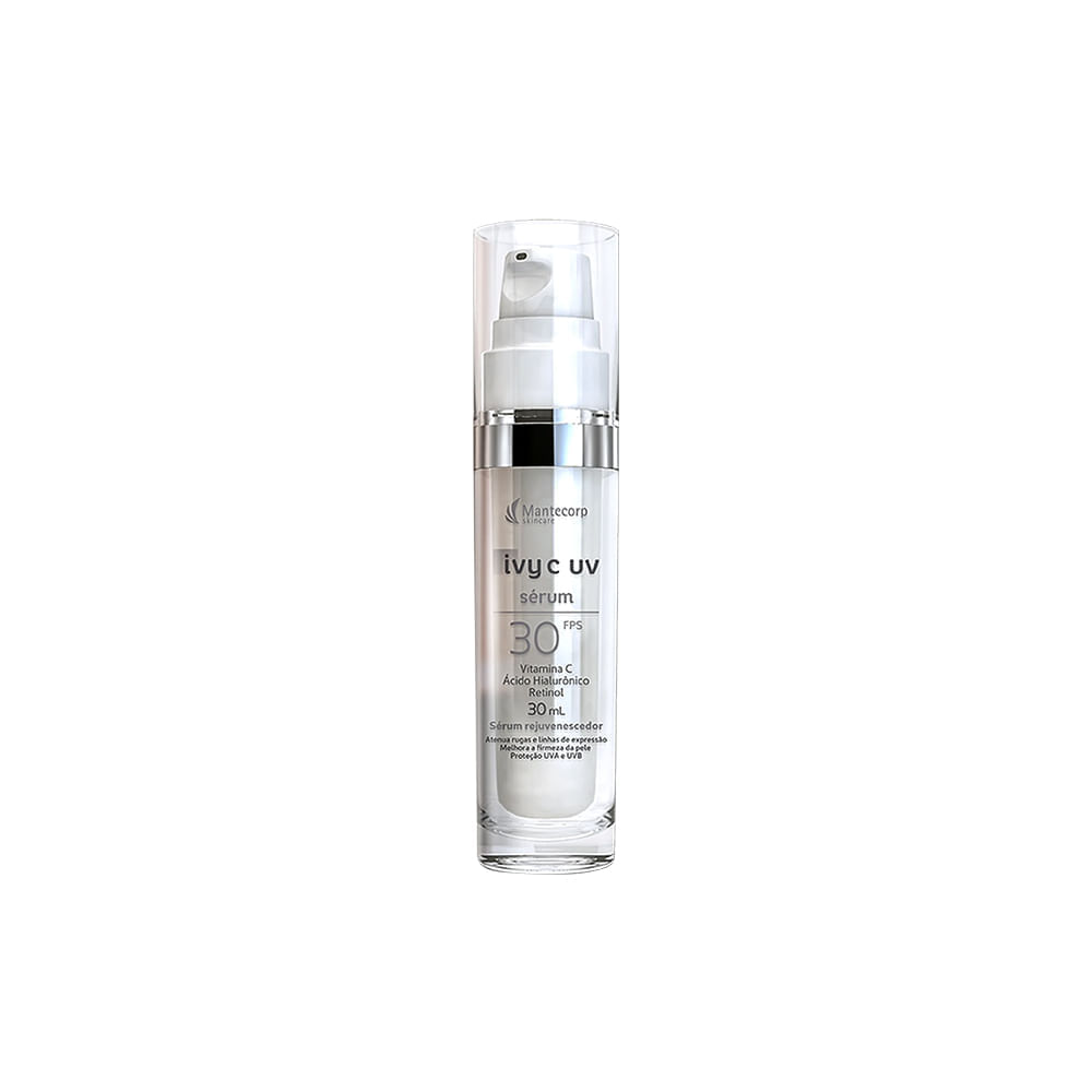 Sérum Facial Rejuvenescedor Vitamina C Mantecorp Ivy C UV FPS 30 30 ml