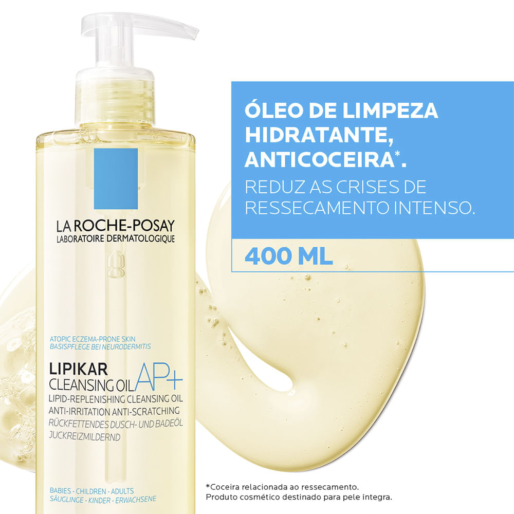 Óleo de Limpeza La Roche-Posay Lipikar Cleasing Oil AP+  400 ml