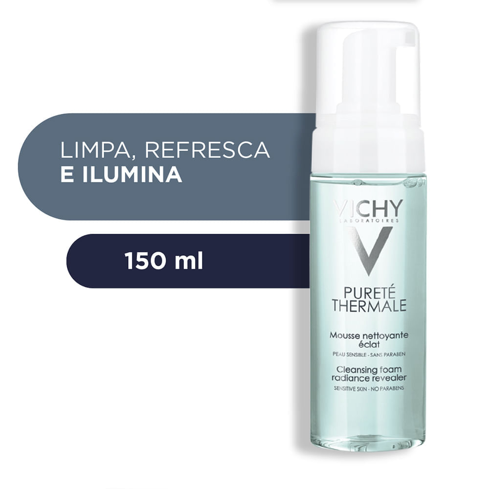 Espuma Facial de Limpeza Vichy Pureté Thermale 150 ml