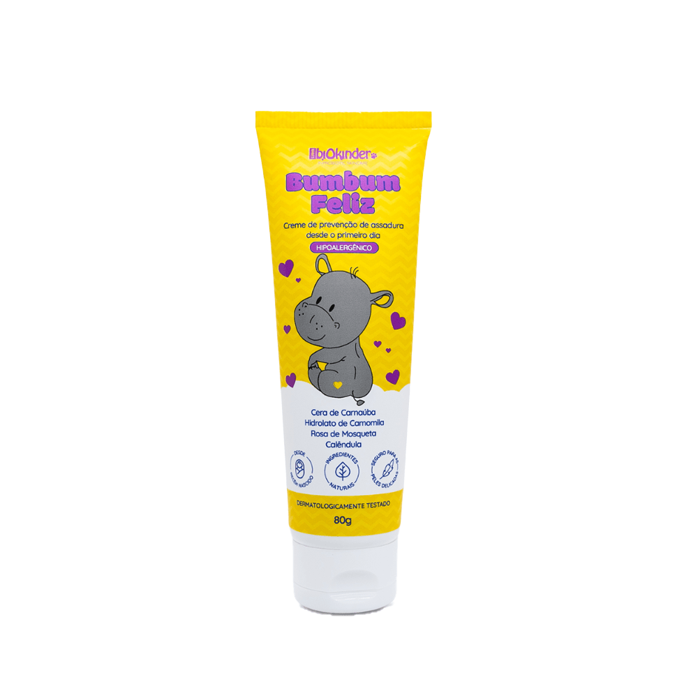 Creme Prevenção de Assaduras Biokinder Bumbum Feliz 80g