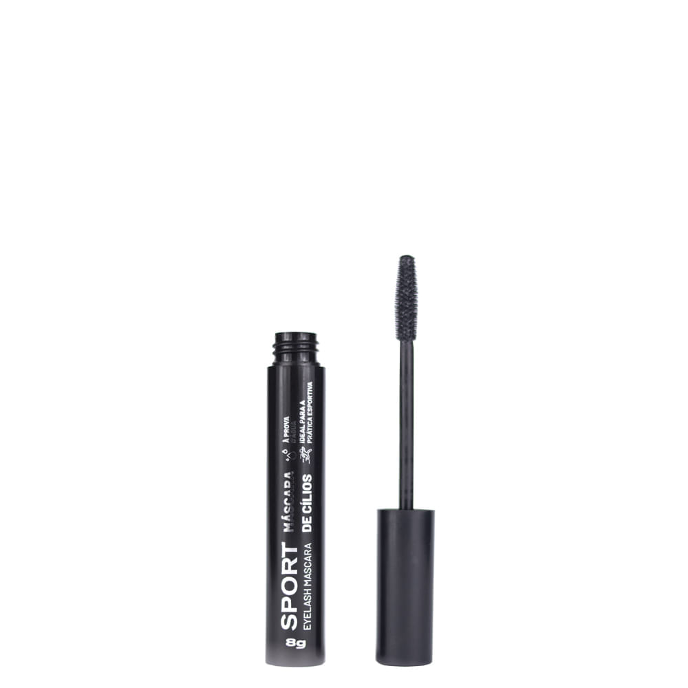 Máscara De Cílios Pink Cheeks Sport Eyelash Cor Preto 8g