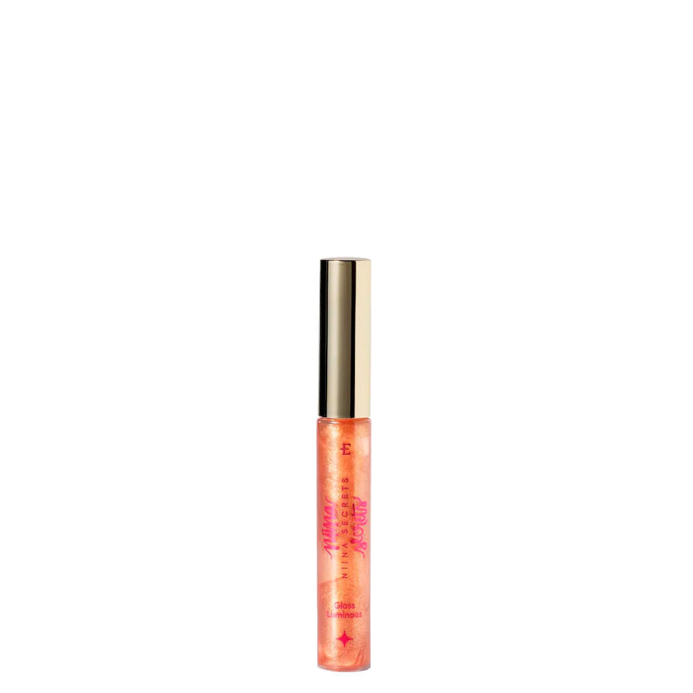 Gloss Labial Líquido Eudora Niina Secrets Luminous Bronze 5,2ml