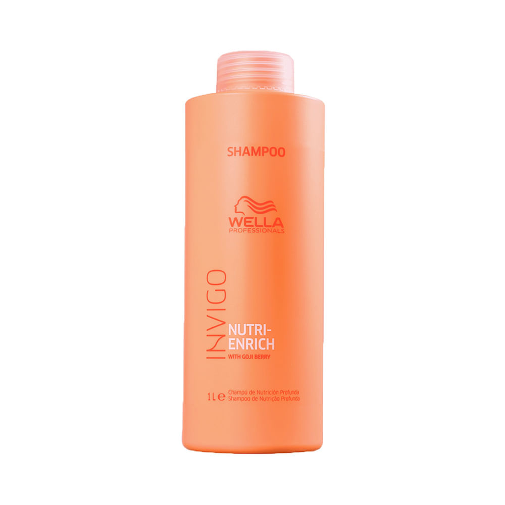 Kit Wella Professionals Invigo Nutri Enrich Shampoo 100ml Condicionador 1000ml e Máscara 500ml