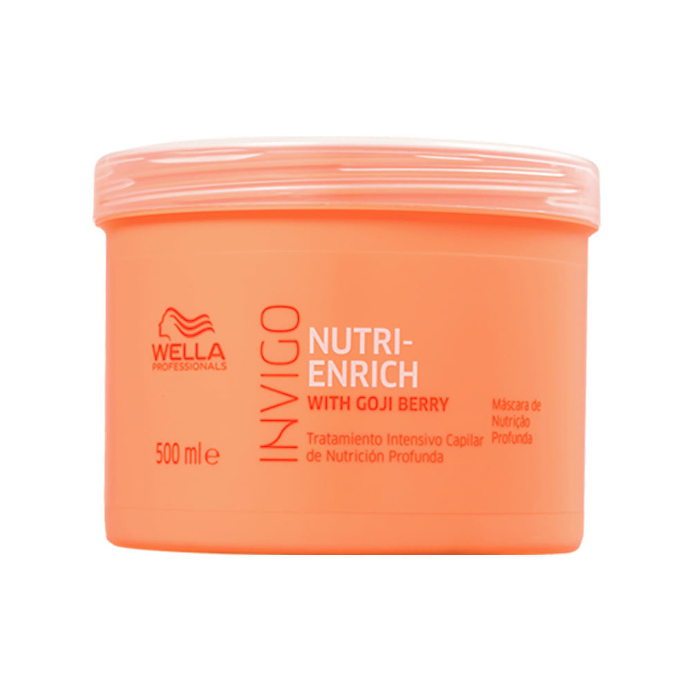 Kit Wella Professionals Invigo Nutri Enrich Shampoo 100ml Condicionador 1000ml e Máscara 500ml