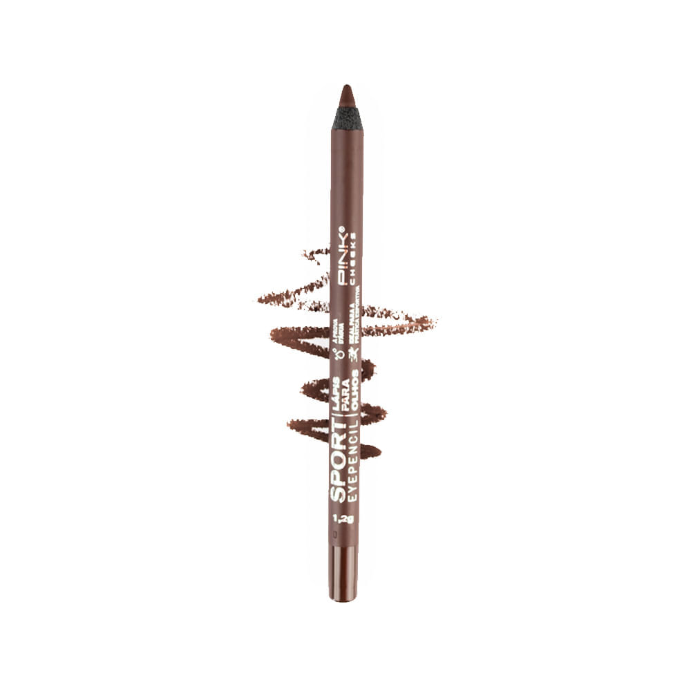 Lápis de Olho À Prova D'Água e Suor Pink Cheeks Sport Eyepencil Marrom 1,2 g