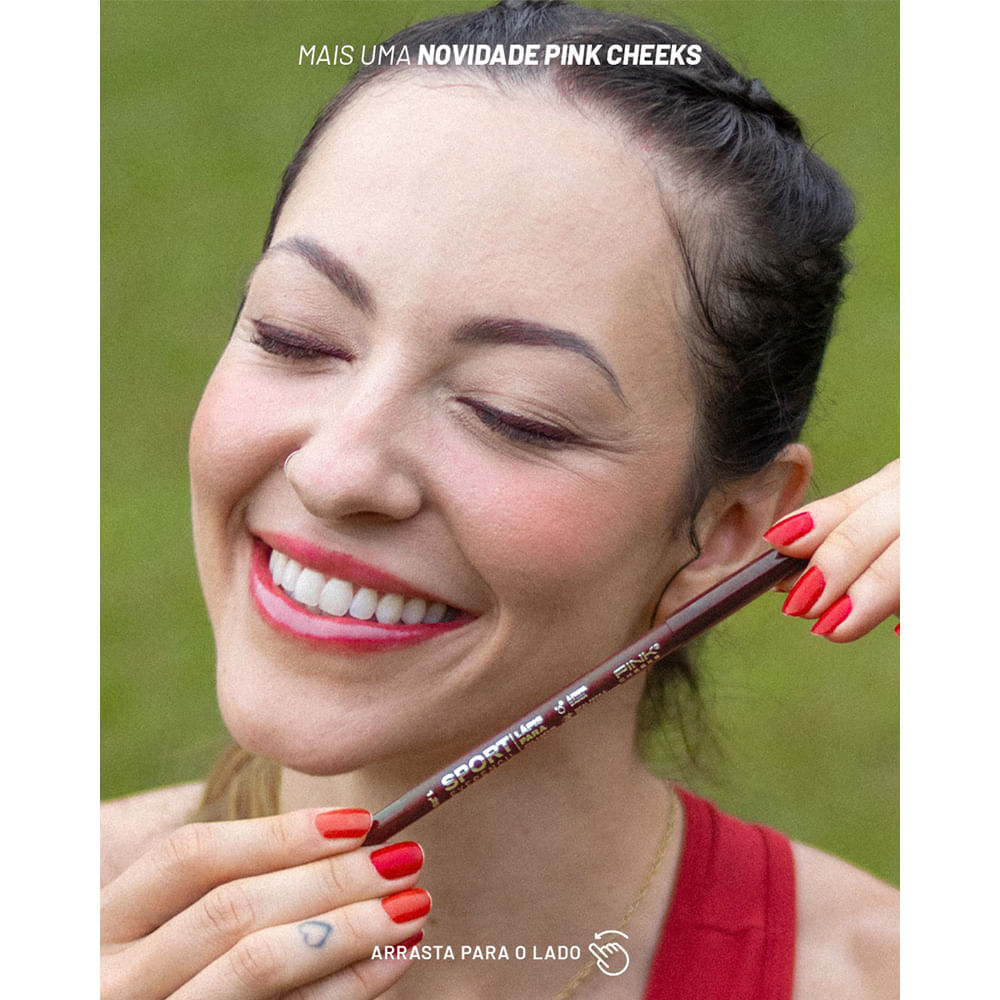Lápis de Olho À Prova D'Água e Suor Pink Cheeks Sport Eyepencil Marrom 1,2 g