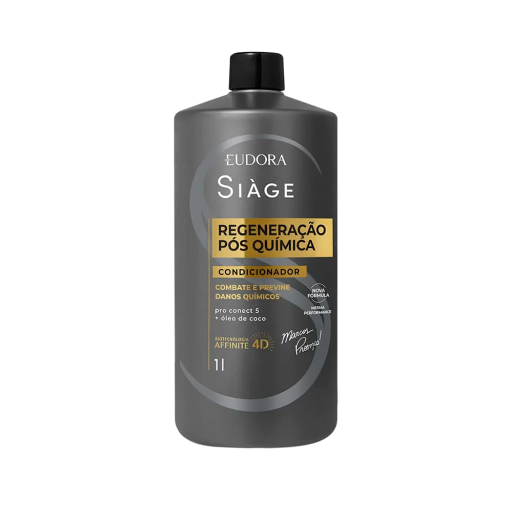 Condicionador Eudora Siàge Regenerfação Pós Química 1000 ml
