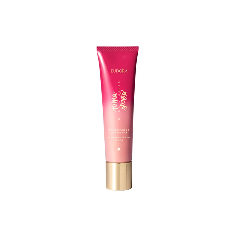 Iluminador Corpo E Rosto Eudora Niina Secrets Luminous 60 Ml