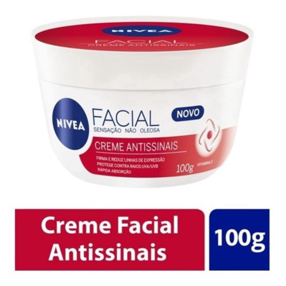 Creme Facial Antissinais Nivea 100g
