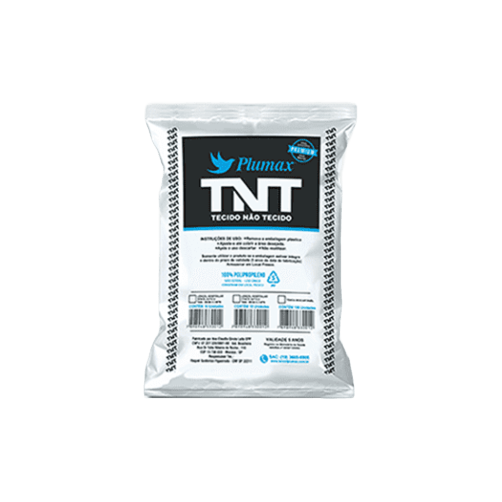 Lençol Descartável Em TNT Sem Elástico Pacote Com 10 Unidades 90cm x 2m
