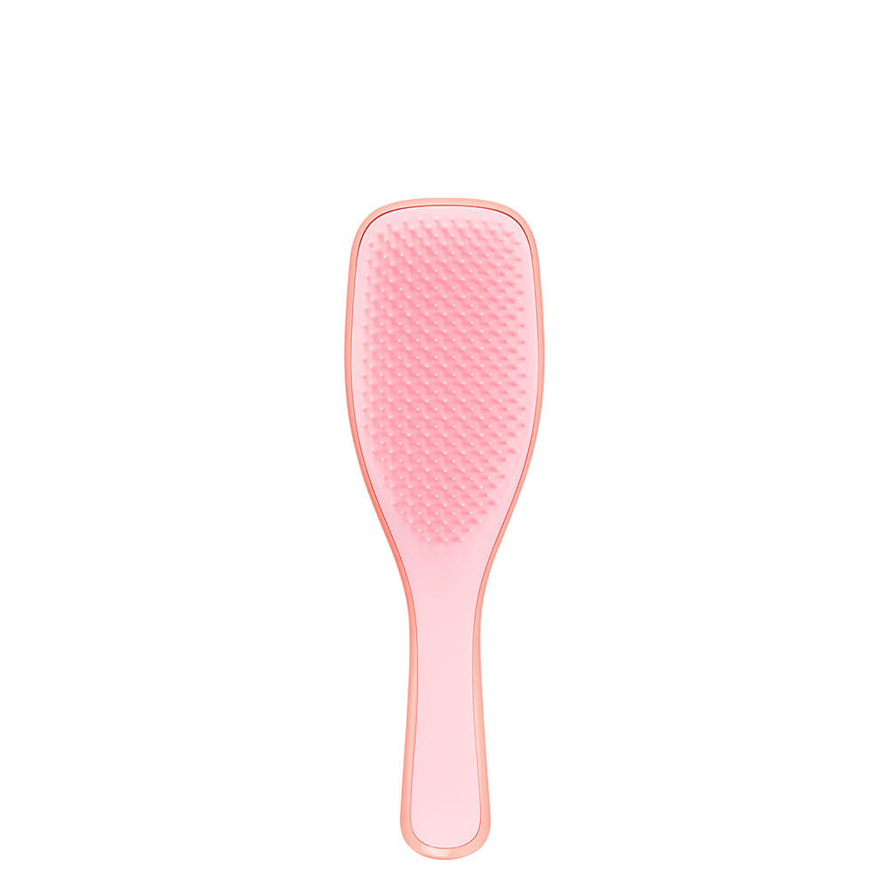 Escova para Desembaraçar Tangle Teezer Wet Detangler Naturally Curly Cor Rosa e Laranja