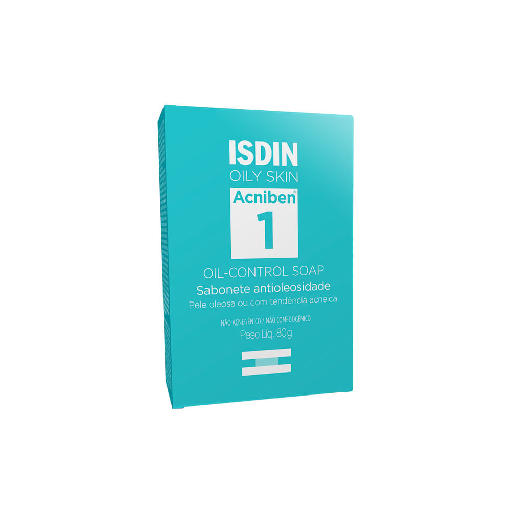 Sabonete em Barra Antioleosidade Redken Isdin Oily Skin Acniben 180g