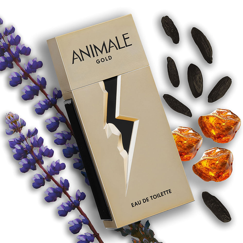 Perfume Masculino Gold Animale Eau de Toilette 100ml