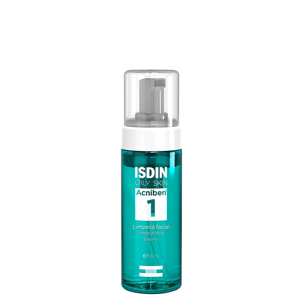 Espuma Facial De Limpeza Isdin Oily Skin Acnibe 150ml