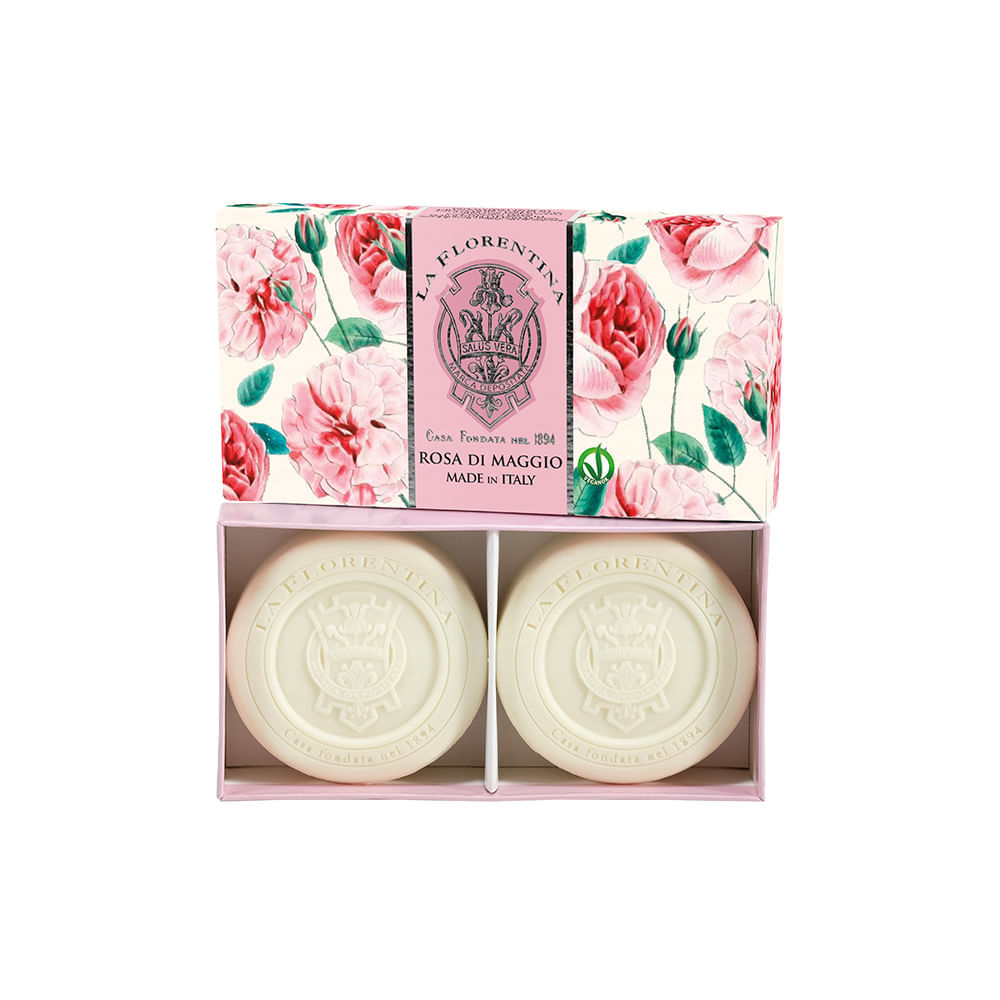 Kit Sabonete Em Barra La Florentina Rosa De Maio Com 2 Unidades 115g