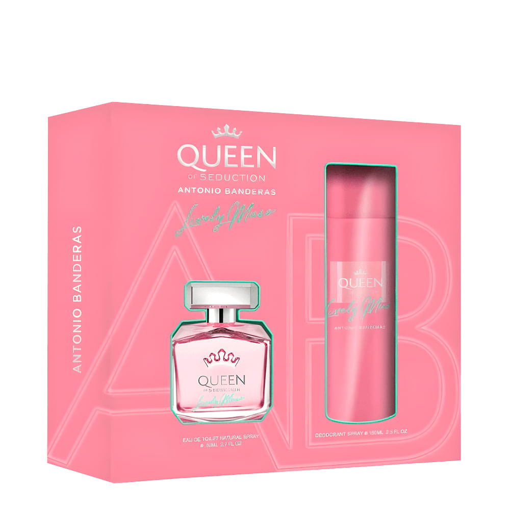 Kit Queen Of Seduction Lively Muse Feminino Eau De Toilette 80ml + Desodorante 150ml