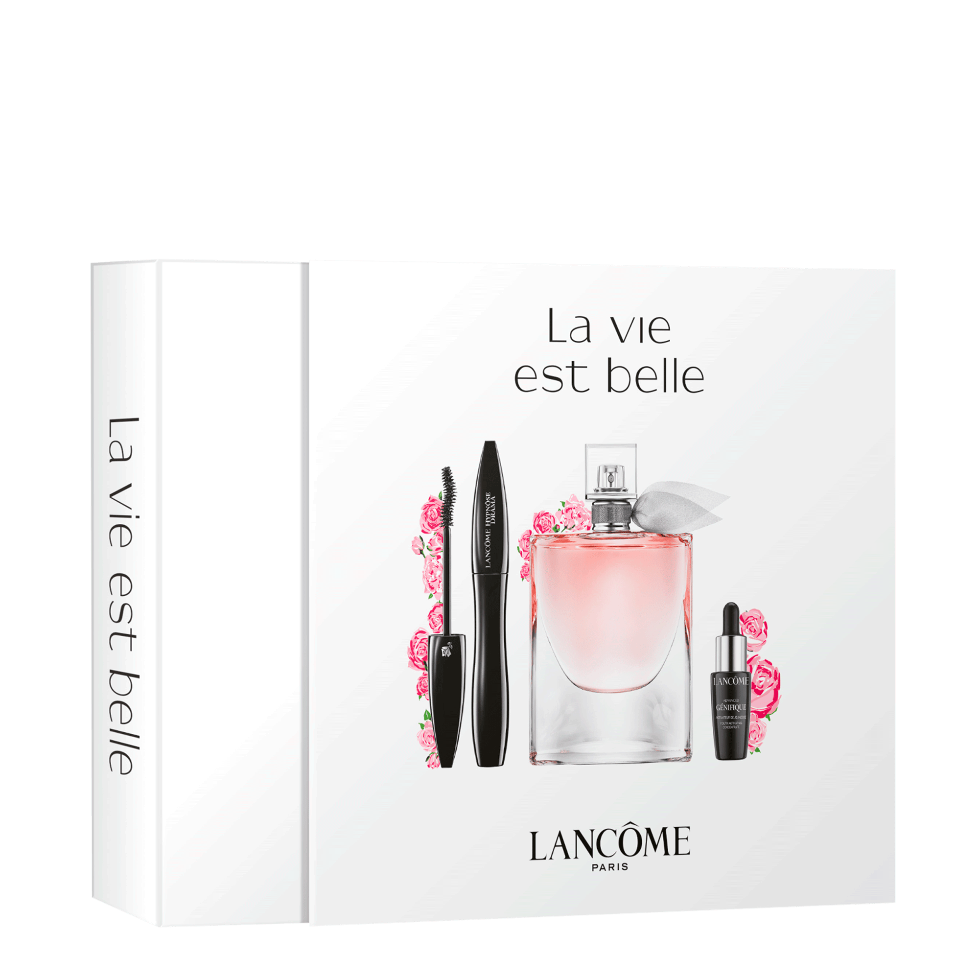 Kit Lancôme Perfume La Vie Est Belle Feminino 100ml + Máscara Hypnôse Drama 6,5ml + Génifique Sérum 10ml