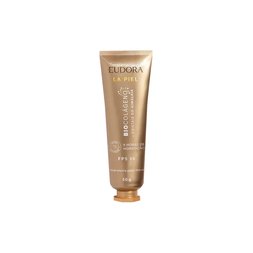 Creme Hidratante para as Mãos Eudora La Peil Biocolágeno + Cristais do Himalaia FPS 15 50 g