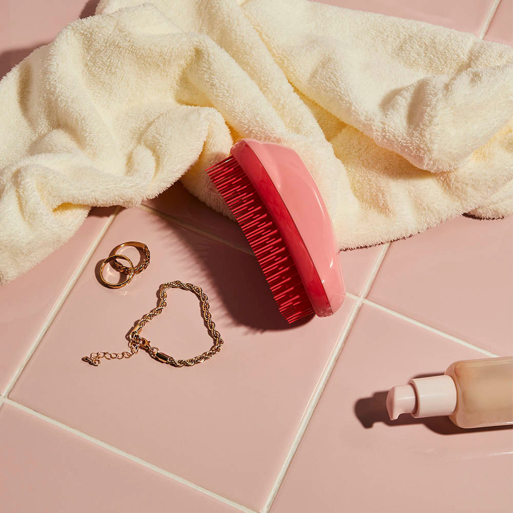 Escova para Desembaraçar Tangle Teezer The Original Thick & Curly Rosa