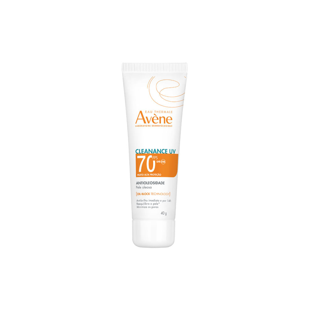 Protetor Solar Facial Antioleosidade Avène Cleanance UV FPS 70 40 g