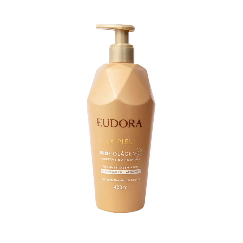 Hidratante Desodorante Corporal Eudora La Peil Biocolágeno + Cristais do Himalaia 400 ml